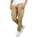 Khaki & Khaki & Khaki 40 3-Pack Men's Flex-Stretch Cotton Cargo Pants, 31-Inch Inseam - Comfortable and Durable
